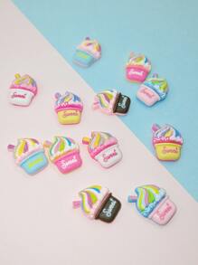 12pcs Cupcake DIY Hair Accessory Hair Clips Claw Clips Hair Slide Hair Barrettes
