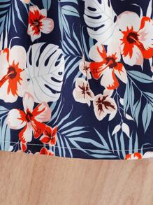 Baby Tropical Print Cami Dress - Multicolor - View 5