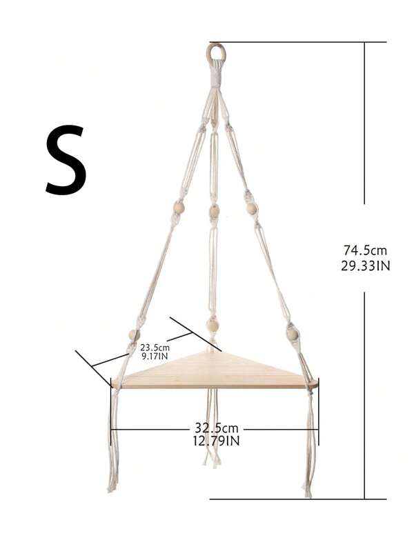 1pc Wooden Wall Hanging, Modern Tassel Decor Hanging Decoration For