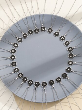 1入組圓形吊飾項鍊