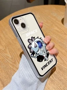 Coque de téléphone transparente avec motif astronaute, version internationale, pas la version domestique - Multicolore - Voir 3