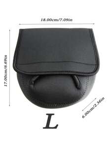 1pc Fishing Spinning Reel Bag - Black - View 5