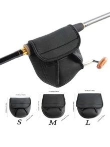 1pc Fishing Spinning Reel Bag - Black - View 13