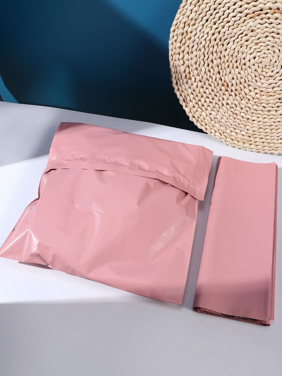 10 cái Túi đóng gói màu trơn, Túi đóng gói đa năng đơn giản cho trường học, văn phòng - Nhiều màu - Xem 1