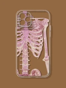 万圣节骷髅粉色骷髅头设计，兼容苹果手机壳，适用于 15/15 Pro/15 Plus/15 Pro Max/14/14 Plus/14 Pro/14 Pro Max/11 Pro Max/12/12 Pro/12 Pro Max/13/13 Pro/13 Pro Max/11/11 Pro，兼容三星S21/Ultra/S21 Plus/S21 Ultra/S20/S20 Plus/S20 Ultra，国际版，非国内版。 - 彩色 - 查看 1