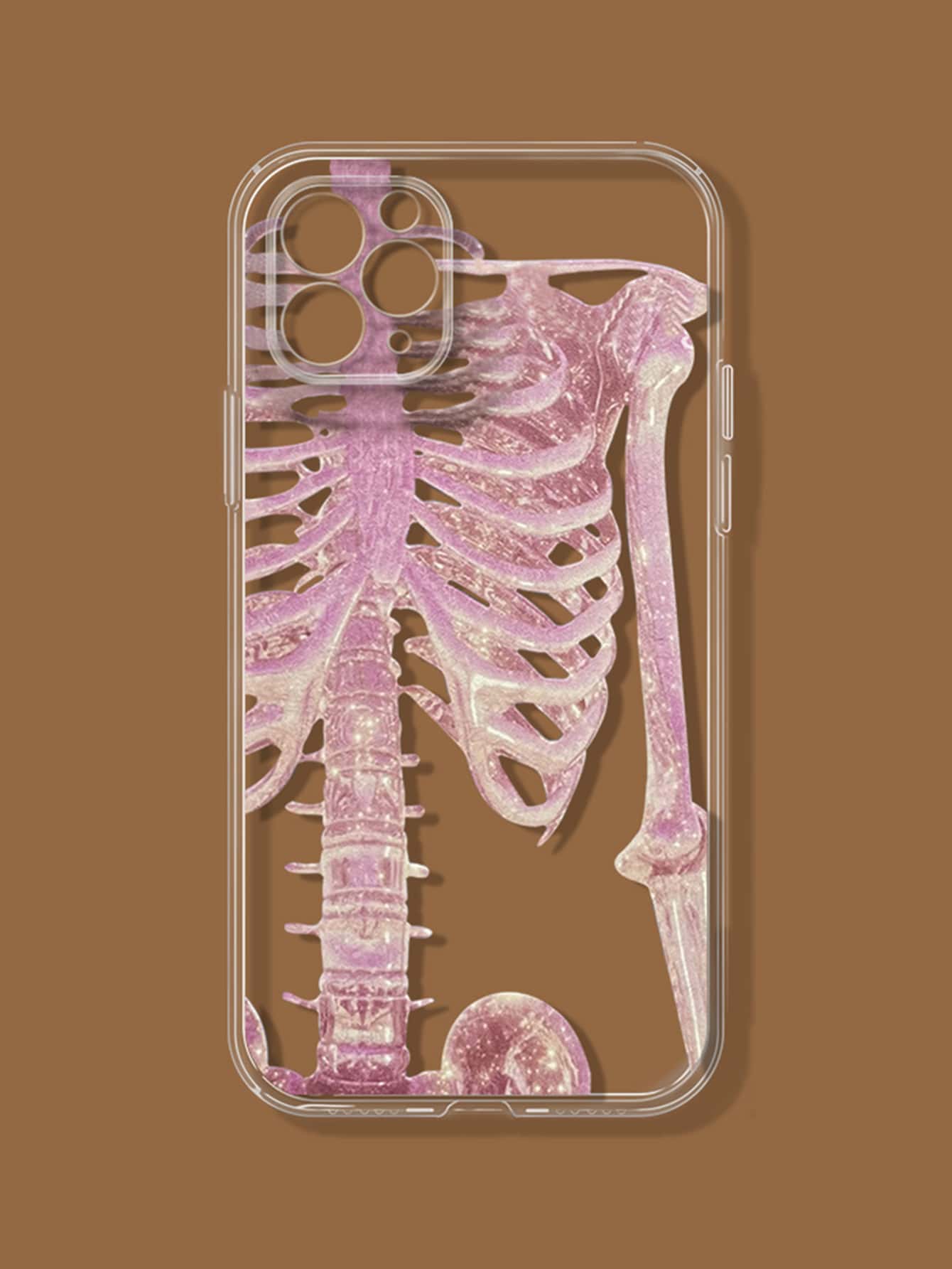 万圣节骷髅粉色骷髅头设计，兼容苹果手机壳，适用于 15/15 Pro/15 Plus/15 Pro Max/14/14 Plus/14 Pro/14 Pro Max/11 Pro Max/12/12 Pro/12 Pro Max/13/13 Pro/13 Pro Max/11/11 Pro，兼容三星S21/Ultra/S21 Plus/S21 Ultra/S20/S20 Plus/S20 Ultra，国际版，非国内版。 - 彩色 - 查看 1