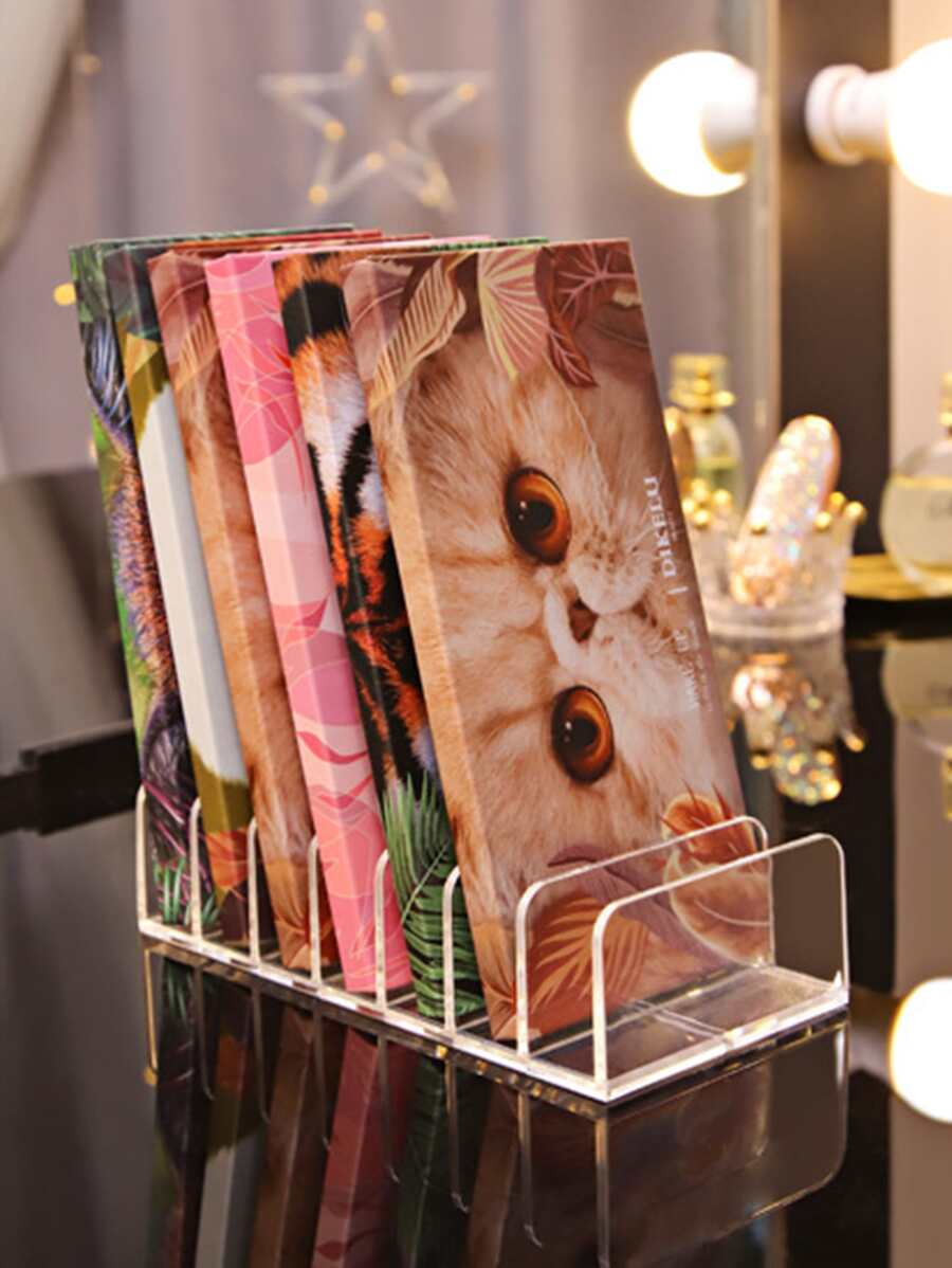 Organizador de paleta de sombras de ojos, organizador de paleta de maquillaje dividido acrílico, regalo para niñas y mujeres, decoración de habitación, hogar, dormitorio, baño, casa, habitación rosa, sala de estar, artículos de viaje, bolsa de regalo, regalos para mamá, papá, hombres, amigos, maestro, cumpleaños, boda, escritorio, estanterías, accesorios, cajas de regalo, regalo divertido, almacenamiento