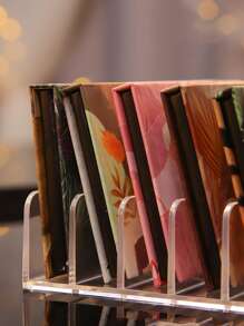 Organizador de paleta de sombras de ojos, organizador de paleta de maquillaje dividido acrílico, regalo para niñas y mujeres, decoración de habitación, hogar, dormitorio, baño, casa, habitación rosa, sala de estar, artículos de viaje, bolsa de regalo, regalos para mamá, papá, hombres, amigos, maestro, cumpleaños, boda, escritorio, estanterías, accesorios, cajas de regalo, regalo divertido, almacenamiento