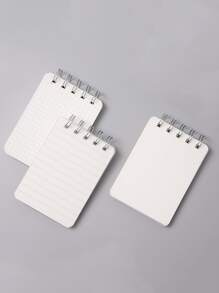 A7 Student Mini Pocket Notebook, Portable And Simple, Top-Coil Notebook - White - View 6
