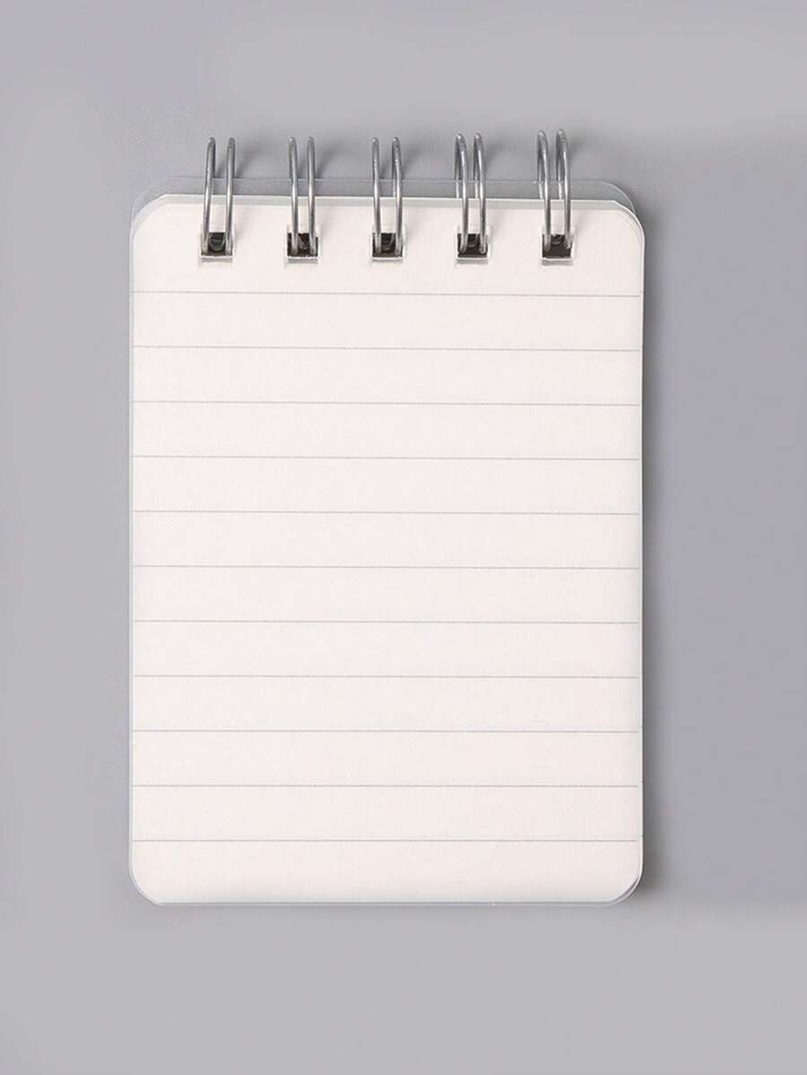 A7 Student Mini Pocket Notebook, Portable And Simple, Top-Coil Notebook - White - View 1