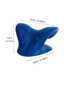 1 cái Gối Cổ Tử Cung, Gối Cổ, Máy Thư Giãn Cổ Và Vai, Thiết Bị Kéo Cổ Tử Cung, Gối Thư Giãn Cột Sống Cổ Tử Cung, Bộ Đồ Giường Thoải Mái - Xanh đậm - Xem 2