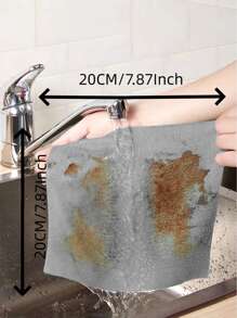 HYER KITCHEN 20 cái Rag làm sạch rắn - Xám - Xem 4