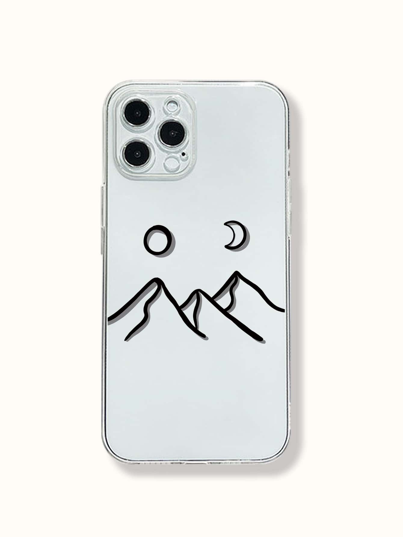 Funda de celular transparente montaña - transparente - Ver 1