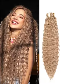 30 Inch Deep Wave Crochet Hair Soft Ocean Wave Braiding Hair Synthetic Soft Long Curly Crochet Hair For Women(1pc ) - Multicolor - View 1