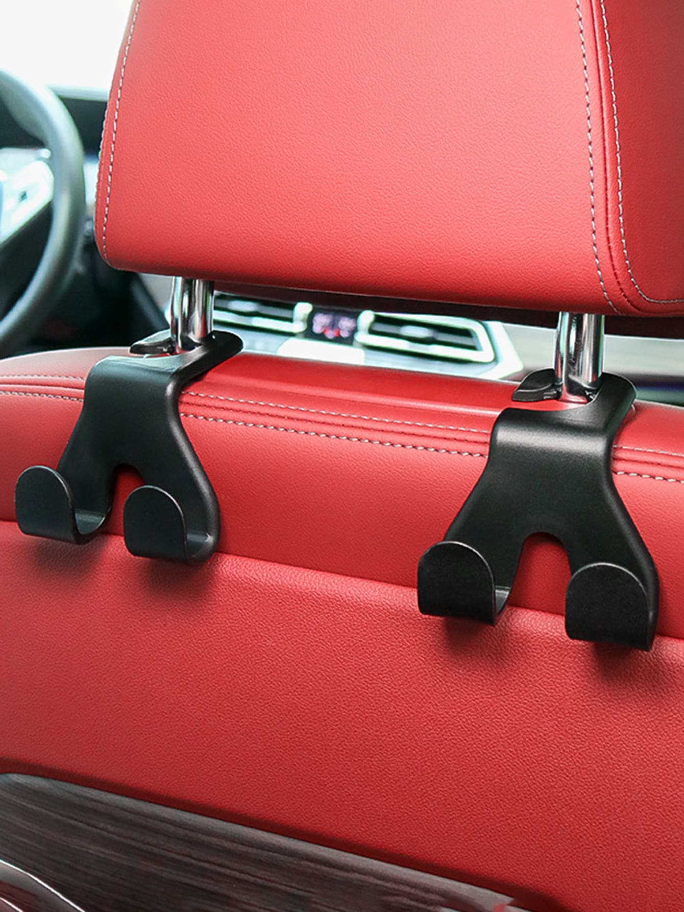1pc Multifunction Car Hook - Black - View 1