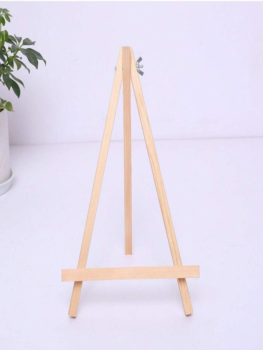 1pc Mini Wooden Easel, Simple Multi-purpose Painting Tool For DIY Painting, Home Decor - Multicolor - View 1