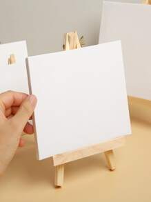 1pc Mini Wooden Easel, Simple Multi-purpose Painting Tool For DIY Painting, Home Decor - Multicolor - View 5