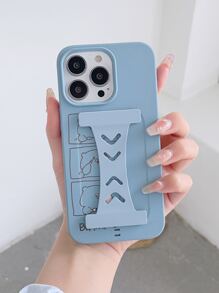 Vỏ điện thoại từ tính có giá đỡ dây đeo cổ tay - Màu xanh lam - Xem 1