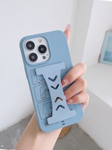 Vỏ điện thoại từ tính có giá đỡ dây đeo cổ tay - Màu xanh lam - Xem 2