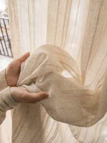 Rèm Sheer một tấm chắc chắn - Nhiều màu - Xem 6