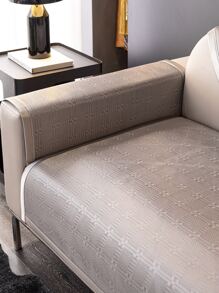 1入組素色沙發巾 - 灰色 - 查看 7