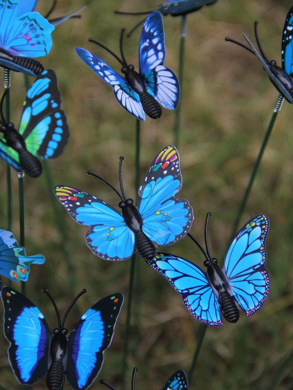 10pcs Butterfly Shaped Decorative Garden Stake SHEIN USA