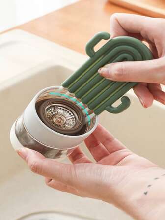 1入組仙人掌形狀隨機色清潔刷