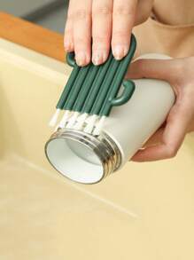 1 pieza Cepillo de limpieza en forma de cactus de color al azar - Multicolor - Ver 4