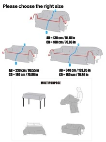 1pc Geometric Pattern Fringe Trim Sofa Towel