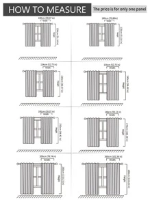 素色1片遮光窗簾 - 酒紅色 - 查看 2
