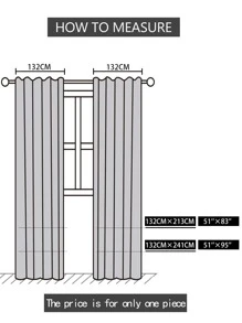Rèm đơn bảng thêu hoa - trắng - Xem 8