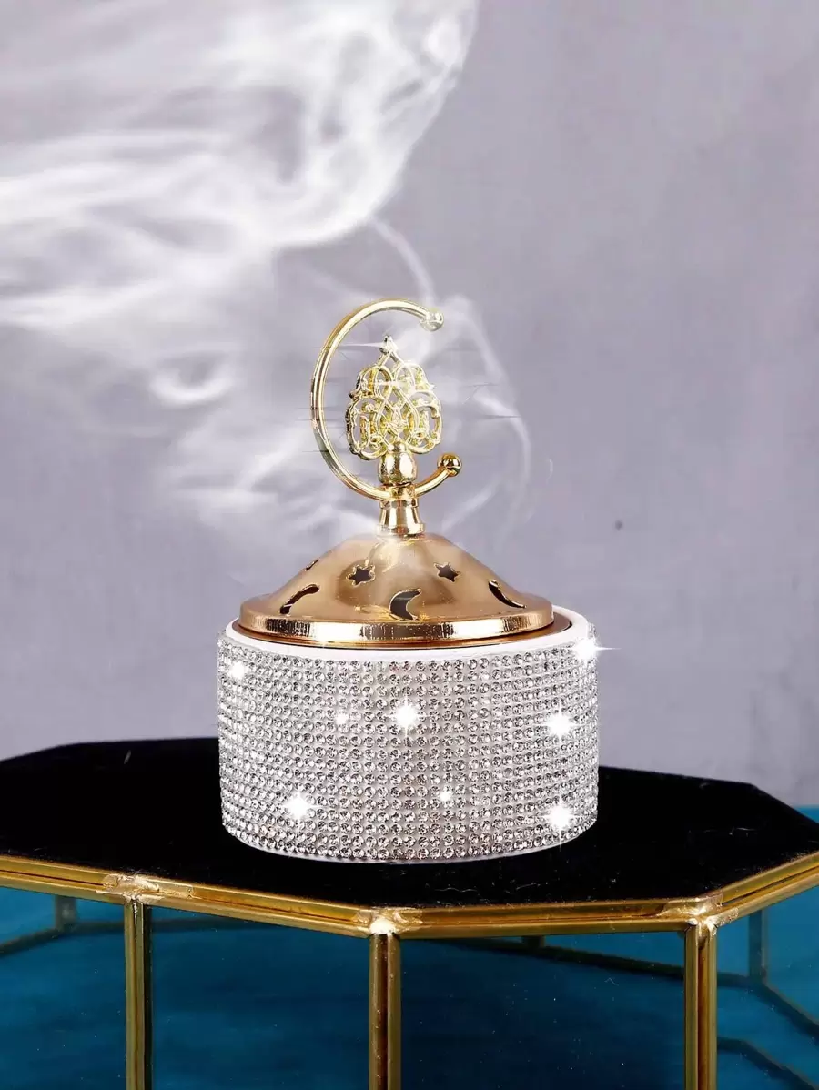 قطعة واحدة راتنج حجر الراين مبخرة بخور الحد الأدنى الحديث طاولة مكتب هواء طهارة داخلي مبخرة بخور زخارف