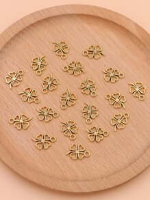 20 Cái/bộ Thời Trang Hợp Kim Kẽm Thiết Kế Hoa Tự Làm Mặt Dây Chuyền Nữ Cho Tự Làm Trang Sức Làm - Vàng - Xem 3