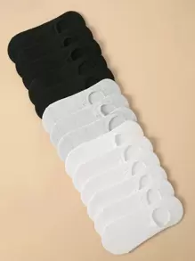 Mujer 14 pares Calcetines invisibles unicolor casual - Multicolor - Ver 1