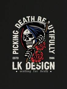 lockdsg Áo khoác và áo lót dành cho xe tăng nữ Lễ Các Thánh Slogan Giải trí - màu đen - Xem 2