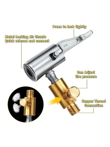 1pc Air Pump Nozzle Adapter, Universal Clip Valve For Inflation and Deflation - Multicolor - View 5