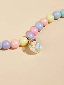 1 Ngọc Trai Giả Trang Trí Vòng Cổ Thú Cưng Cho Chó Mèo Chụp Ảnh Chống Đỡ Phụ Kiện - Nhiều màu - Xem 3