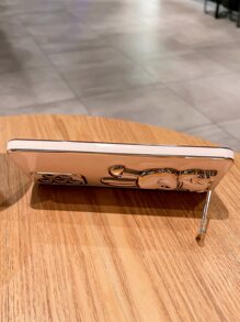 Ốp điện thoại mạ vàng hình thỏ Bunny, tương thích với iPhone 16, phiên bản quốc tế, không phải phiên bản nội địa. - Hồng - Xem 5