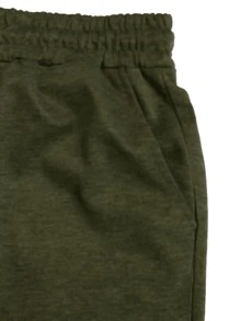 Manfinity Homme Lỏng lẻo Nam Màu thuần Eo dây rút Quần short thể thao - xanh quân đội - Xem 3