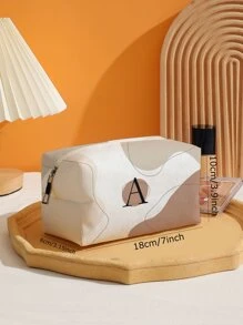 字母圖案化妝包 - 彩色 - 查看 3