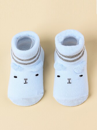 1雙嬰兒防滑地面襪子