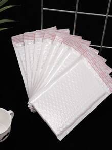 10pcs PVC Mailing Bag, White Waterproof Self Seal Wrapping Bag - White - View 1