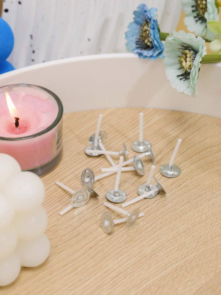 100pcs/set Nylon Candle Wick, Minimalist Candle Wick For DIY Candle Making - Multicolor - View 1