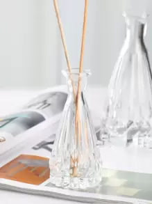 1pc Glass Flower Vase, Modern Clear Vase For Flower,Home Decor,Flower Vase,Centerpiece,Table Decor Gifts Birthday Graduation Room Decor Glass Vase - Clear - View 6