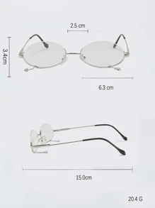 Star Charm Eyeglasses & Glasses Chain - Clear - View 3