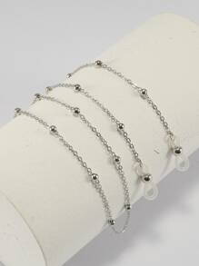 Star Charm Eyeglasses & Glasses Chain - Clear - View 5