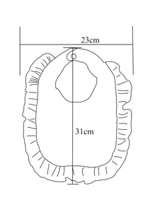 Bebé 6 piezas Babero unicolor - Multicolor - Ver 3