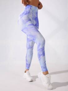 Quần Leggings Thể thao Nữ Cà vạt nhuộm - Nhiều màu - Xem 3