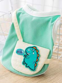 1PC Hoạt Hình Khủng Long Trang Trí Bể Thú Cưng Cho Mèo Và Chó Cho Mùa Hè - Nhiều màu - Xem 2