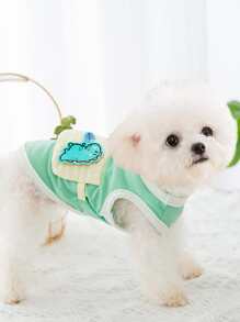 1PC Hoạt Hình Khủng Long Trang Trí Bể Thú Cưng Cho Mèo Và Chó Cho Mùa Hè - Nhiều màu - Xem 3